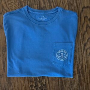 Vineyard Vines Men's Long Sleeve Blue Tee
